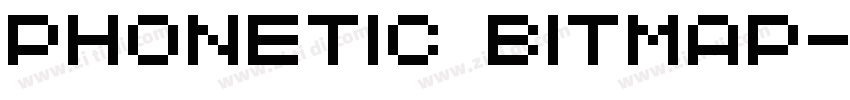 phonetic Bitmap字体转换